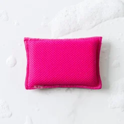 KSP Mighty Sponge Non-Scratch Cleaning Scrubby (Magenta)
