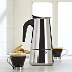 KSP Milan Stovetop Espresso Maker (Stainless Steel)
