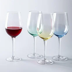 KSP Mingle Rainbow Red Wine Glass - Set of 4 (11.8oz.)
