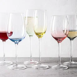 KSP Mingle Rainbow White Wine Glass - Set of 4 (10.6oz.)
