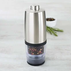 KSP Mini Battery Pepper Mill (Stainless Steel)