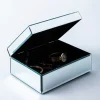 KSP Mirror 'Sparkle Mirror' Jewellery Box 21x16x8.5cm (Silver)