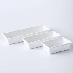 KSP Neat + Tidy Drawer Organizer Bin Narrow - Set of 3