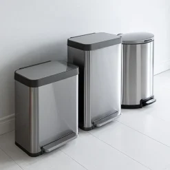 KSP Nexus 'Fingerprint-Proof' Soft-Close Garbage Can 70L
