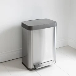 KSP Nexus 'Fingerprint-Proof' Soft-Close Garbage Can 50L
