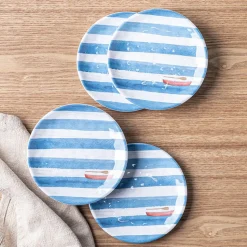 KSP Nibble 'Canadiana' Melamine Tidbit Plate - Set of 4