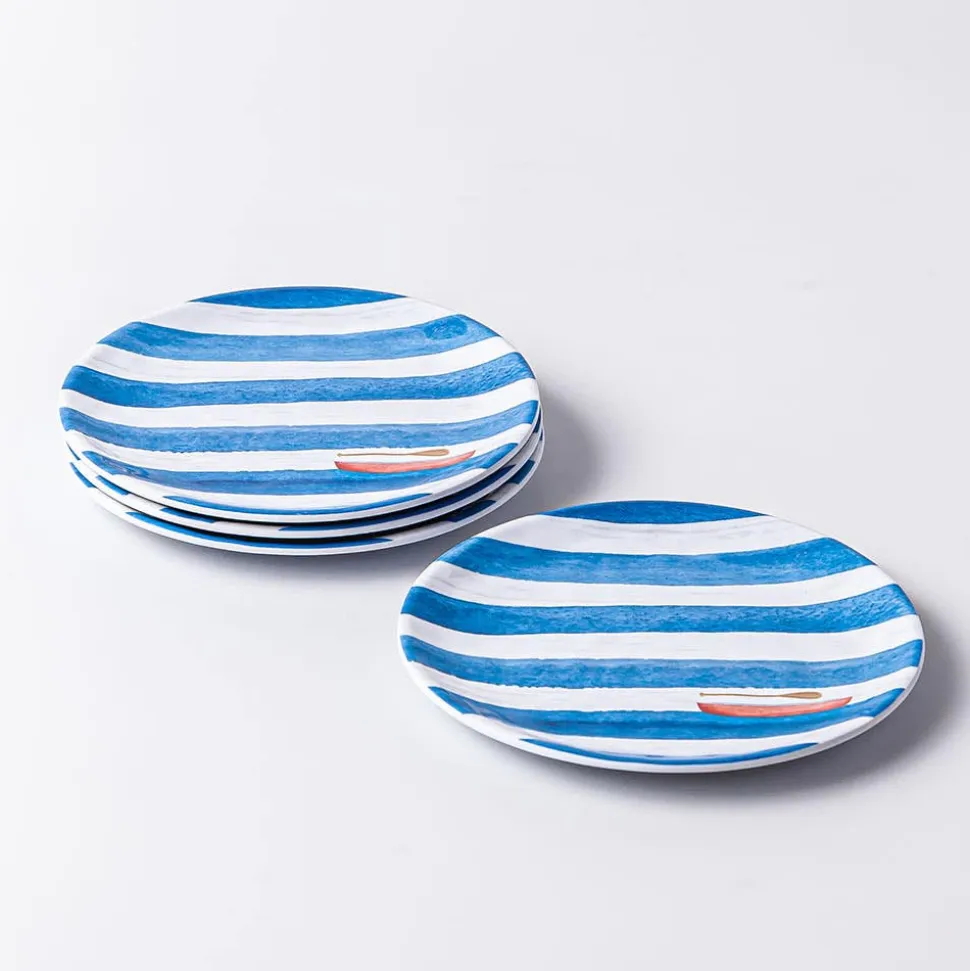 KSP Nibble 'Canadiana' Melamine Tidbit Plate - Set of 4