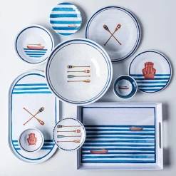 KSP Nibble 'Canadiana' Melamine Tidbit Plate - Set of 4
