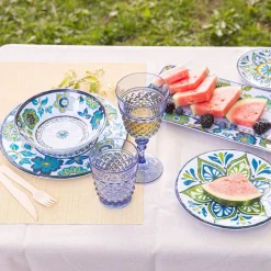 KSP Nibble 'Madrid' Melamine Tidbit Plate - Set of 4