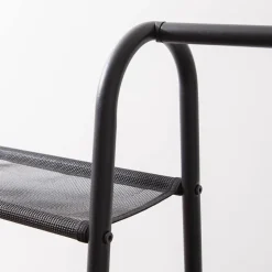 KSP Noir Garment Rack with Shelves (Black)