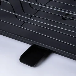 KSP Nova Dish Rack with Bamboo Handles (Black/Natural)