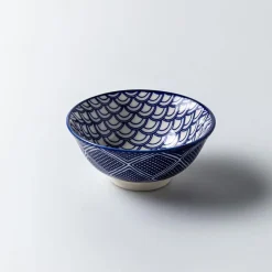 KSP Oishi 'Waves' Stoneware Dip Bowl (Navy)