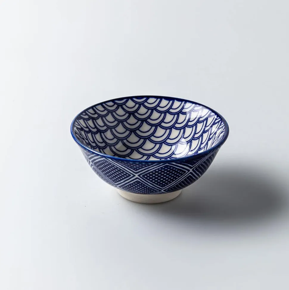 KSP Oishi 'Waves' Stoneware Dip Bowl (Navy)