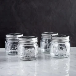 KSP Old Fashion Glass Mason Jar - Set of 4