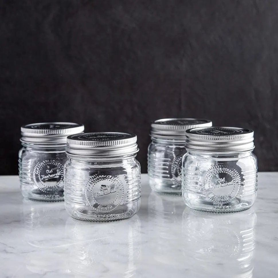 KSP Old Fashion Glass Mason Jar - Set of 4