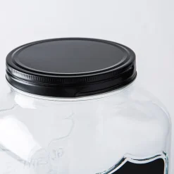 KSP Oldtyme 'Chalkboard' Beverage Dispenser with Stand (Clear/Black)