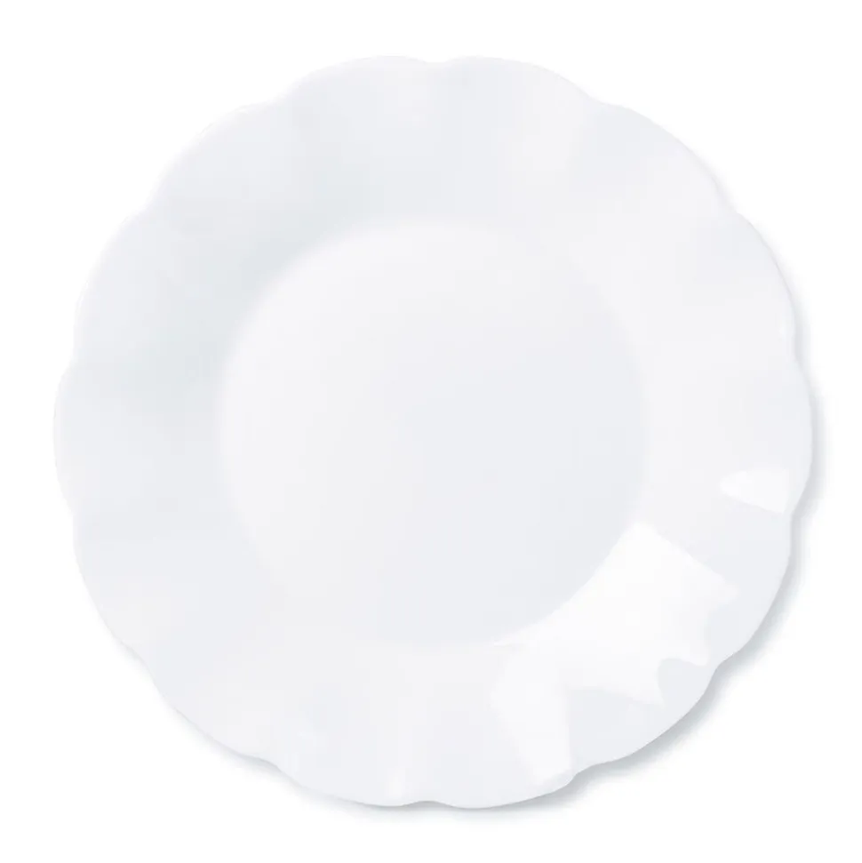 KSP Opal 'Petal' Glass Dinner Plate