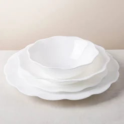 KSP Opal 'Petal' Glass Dinner Plate