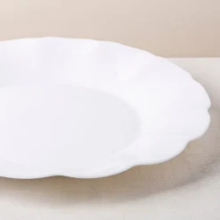 KSP Opal 'Petal' Glass Dinner Plate