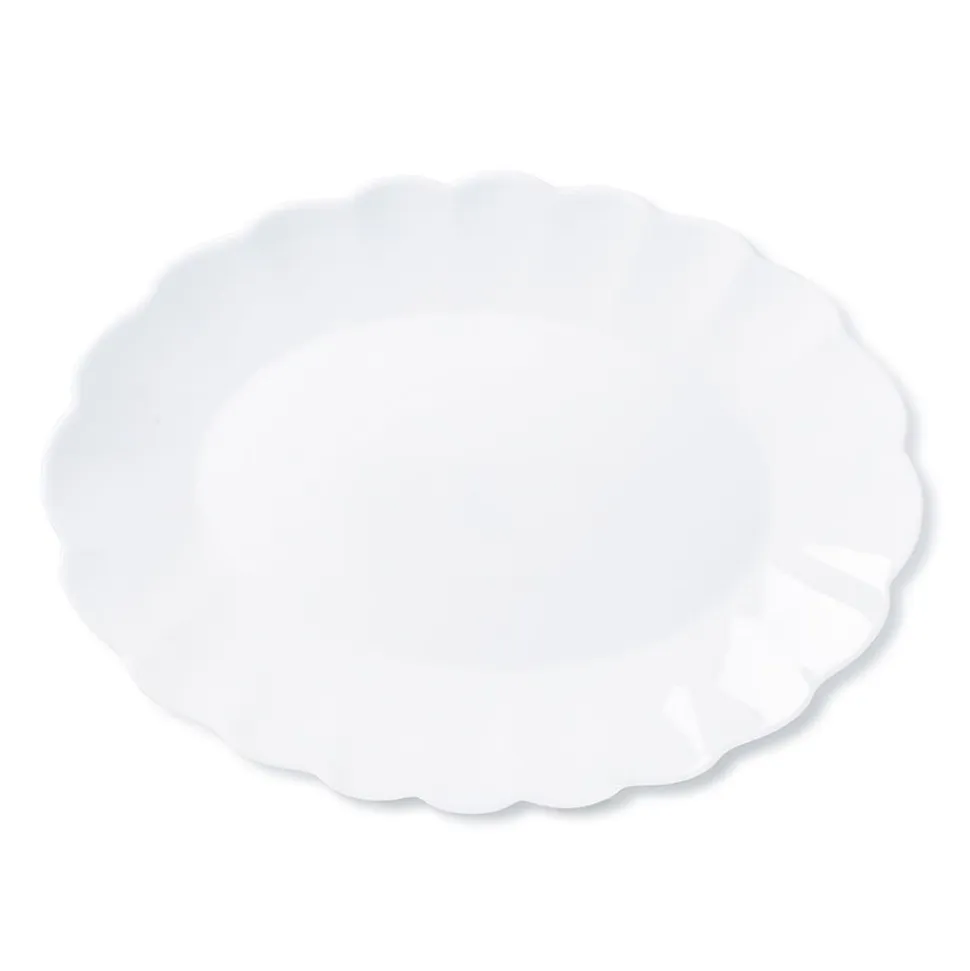 KSP Opal 'Petal' Glass Platter