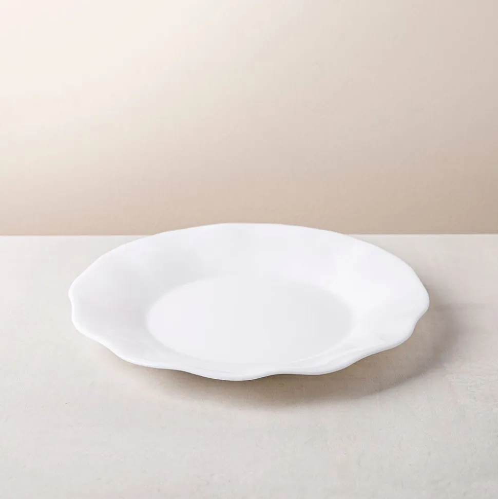 KSP Opal 'Petal' Glass Side Plate 8"