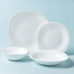 KSP Opal 'Square' Glass Side Plate