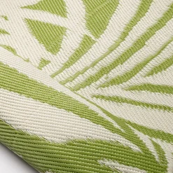 KSP Outdoor 'Cabarete Fern' All Season Mat 9' x 12' (Ivory/Green)