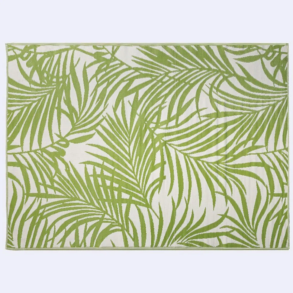 KSP Outdoor 'Cabarete Fern' All Season Mat 9' x 12' (Ivory/Green)