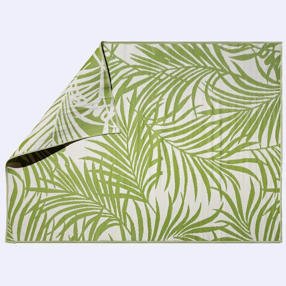 KSP Outdoor 'Cabarete Fern' All Season Mat 9' x 12' (Ivory/Green)