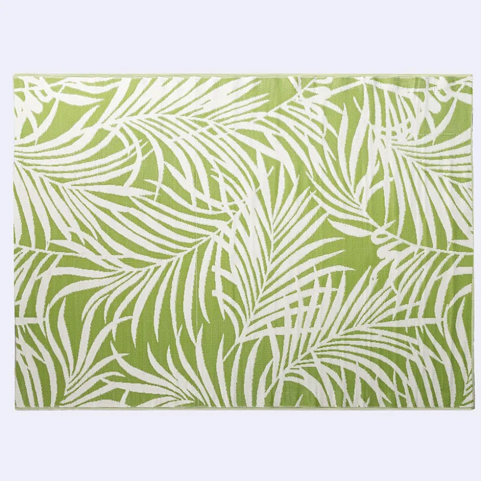 KSP Outdoor 'Cabarete Fern' All Season Mat 9' x 12' (Ivory/Green)