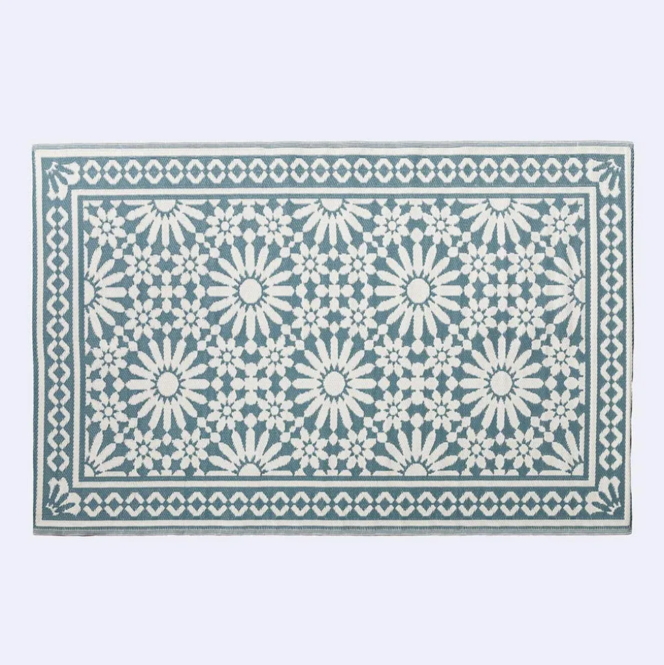 KSP Outdoor 'Caspia' All Season Mat 6' x 9' (Ivory/Grey)