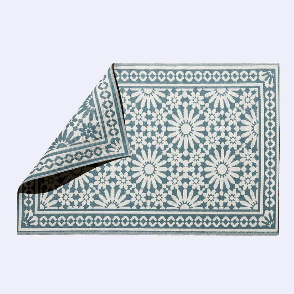 KSP Outdoor 'Caspia' All Season Mat 6' x 9' (Ivory/Grey)