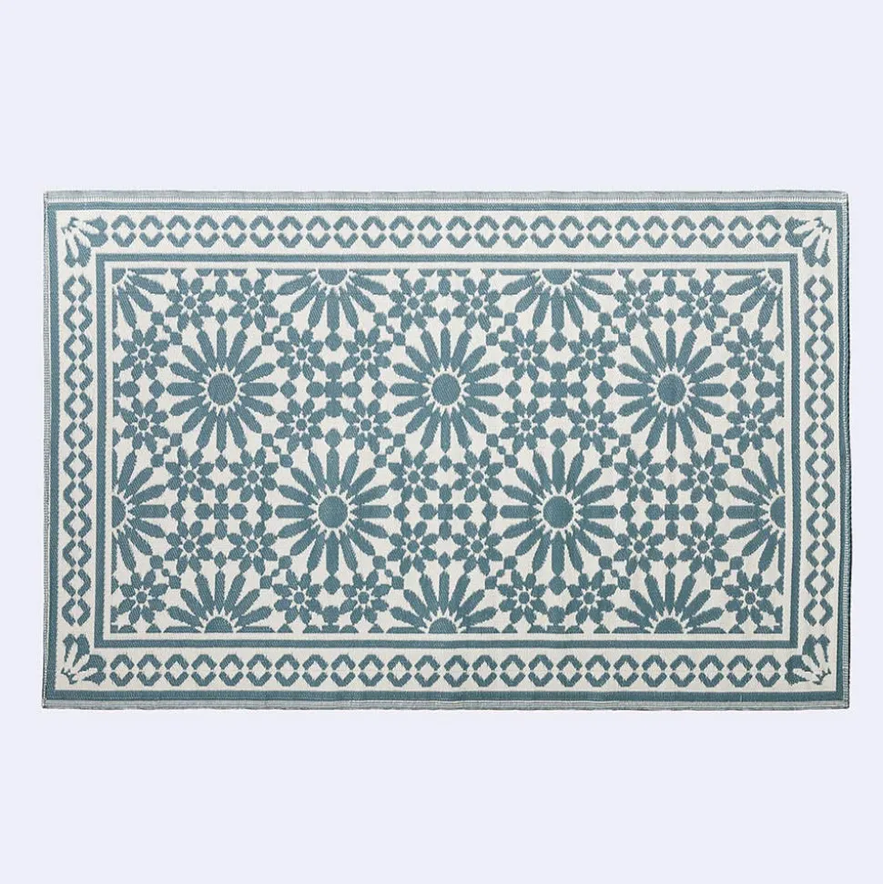 KSP Outdoor 'Caspia' All Season Mat 6' x 9' (Ivory/Grey)