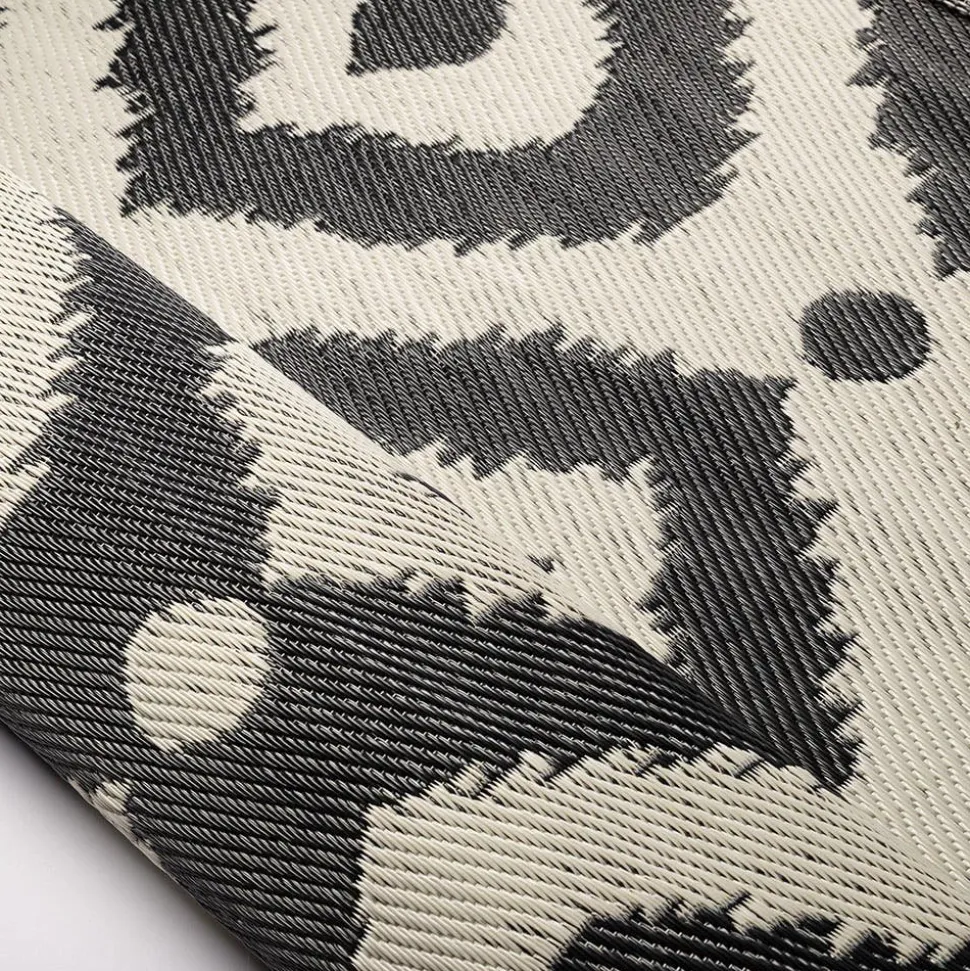 KSP Outdoor 'Selos' All Season Mat 9' x 12' (Ivory/Black)