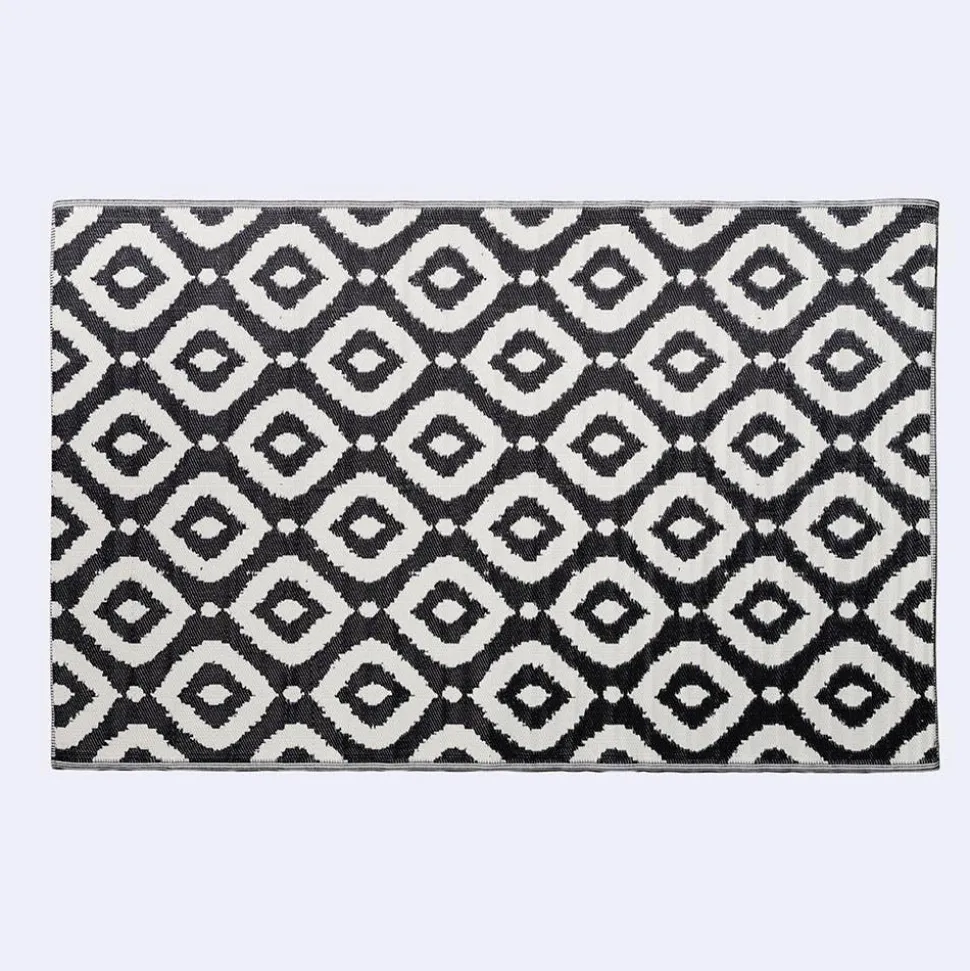 KSP Outdoor 'Selos' All Season Mat 6' x 9' (Ivory/Black)