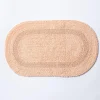 KSP Plush Oval Cotton Bathmat Reversible (Peach)