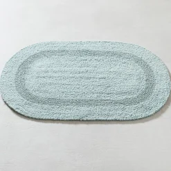 KSP Plush Oval Cotton Reversible Bathmat 18x28