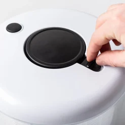 KSP Pop-Spin Salad Spinner (Black/White)