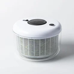 KSP Pop-Spin Salad Spinner (Black/White)