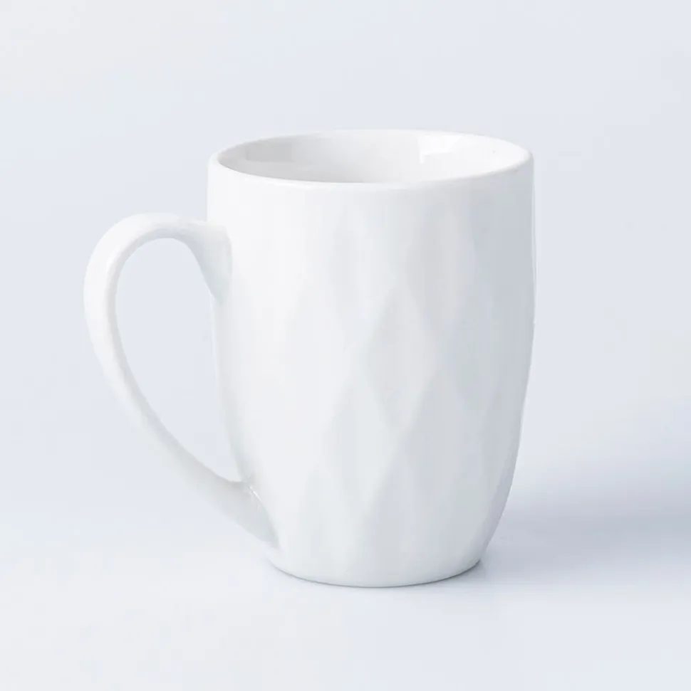 KSP Prism Porcelain Dinnerware - Set of 16 (White)
