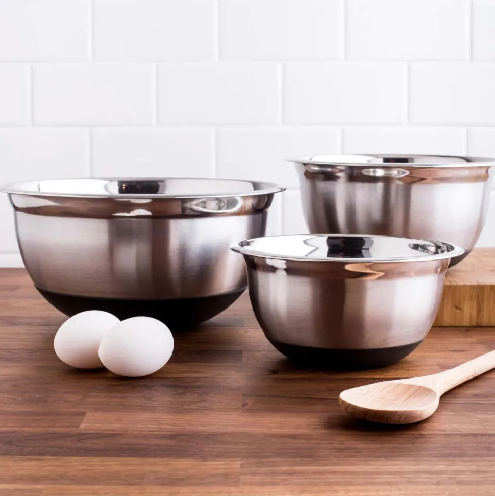 KSP Pro Chef Non-Skid Mixing Bowls - Set of 3