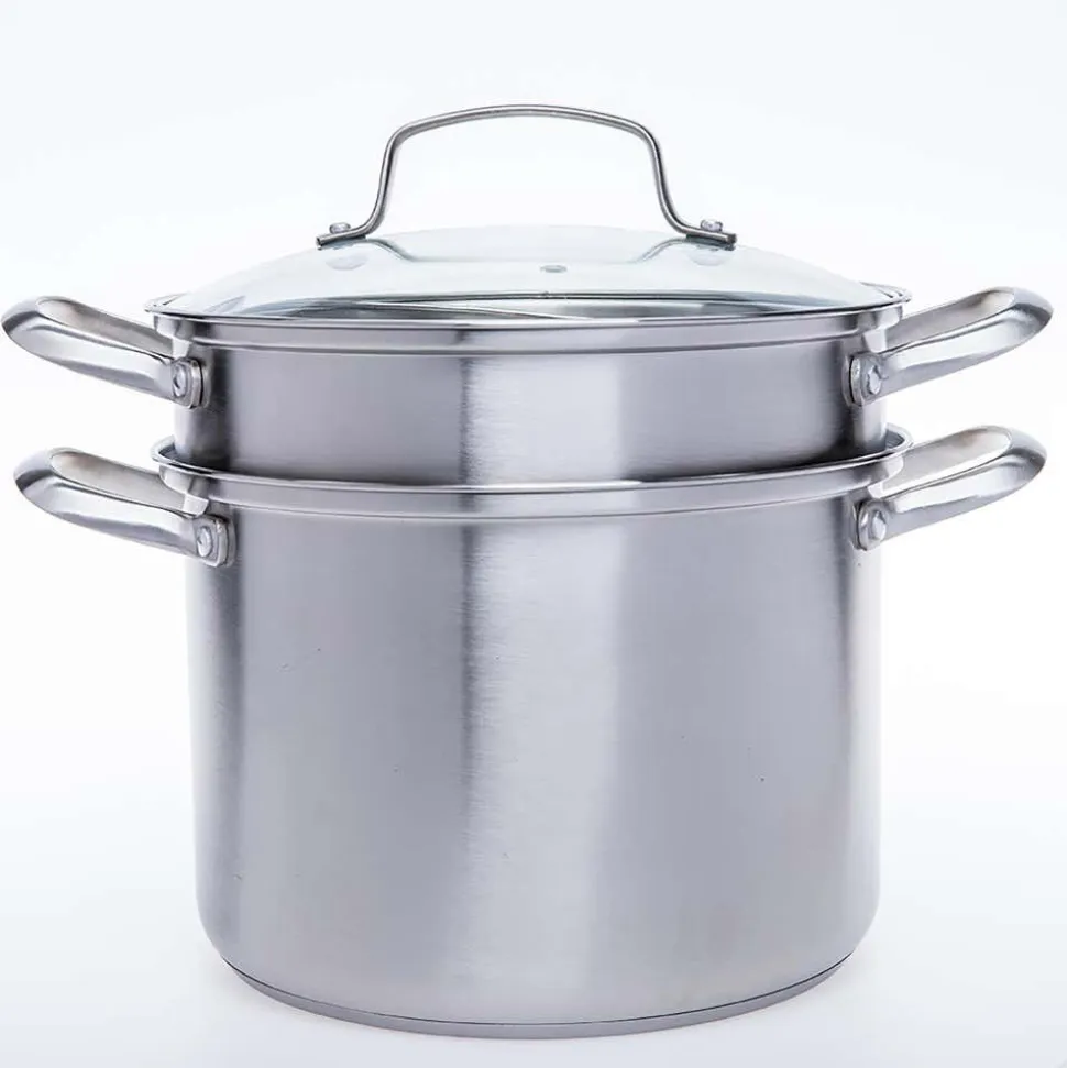 KSP Pro-Form Pasta Cooker Combo - Set of 4 (Stainless Steel)