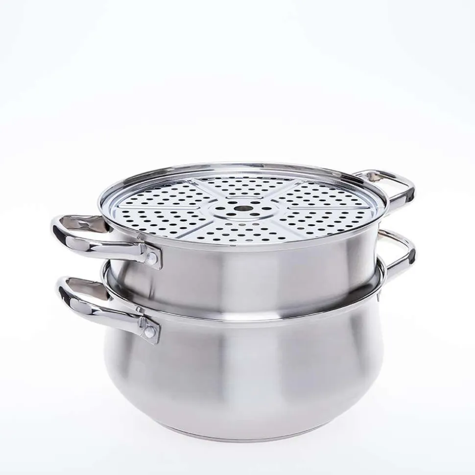 KSP Pro-Form Steamer Pot - Set of 4 (Stainless Steel)