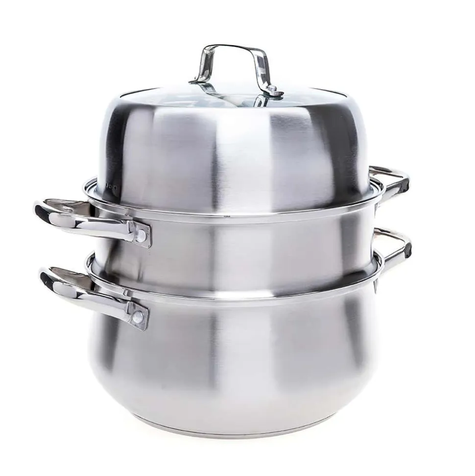 KSP Pro-Form Steamer Pot - Set of 4 (Stainless Steel)