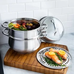 KSP Pro-Form Steamer Pot - Set of 4 (Stainless Steel)