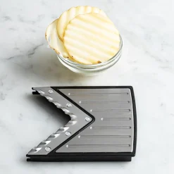 KSP Pro Slice 'V Shaped' Mandoline Slicer - Set of 6 (St/St - Black)