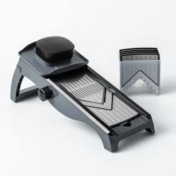 KSP Pro Slice 'V Shaped' Mandoline Slicer - Set of 6 (St/St - Black)