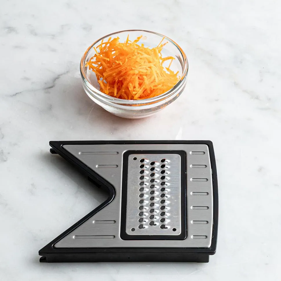 KSP Pro Slice 'V Shaped' Mandoline Slicer - Set of 6 (St/St - Black)