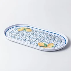 KSP Ravello Melamine Oval Serving Tray 17.25