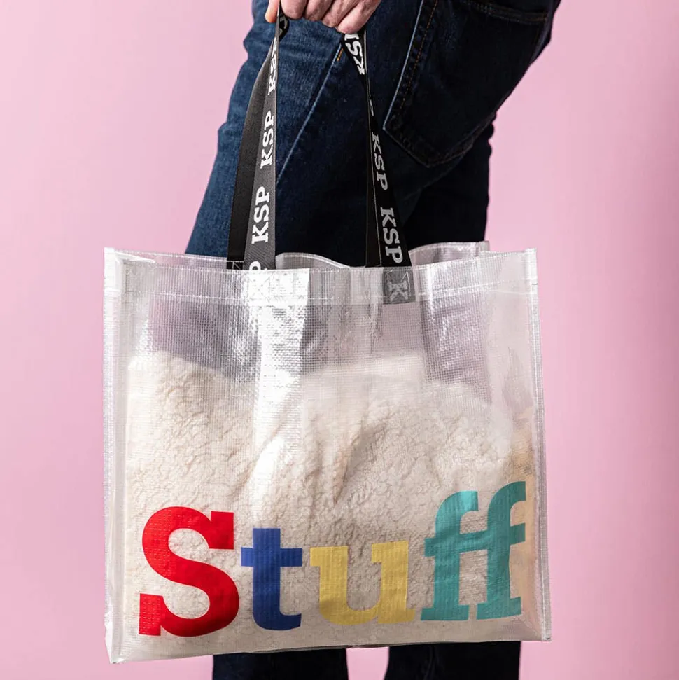 KSP Reusable Transparent 'Medium' Shopping Bag